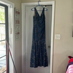 Elegant  formal blue lace dress. Worn once size 6